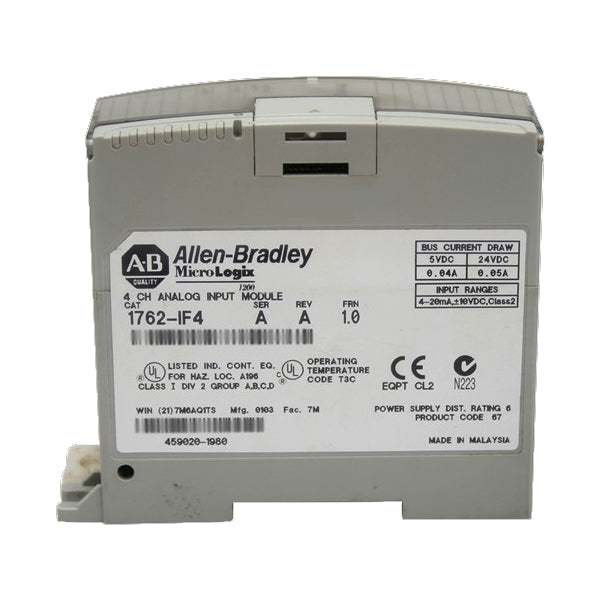 1762-IF4 | Allen Bradley Analog Input Module