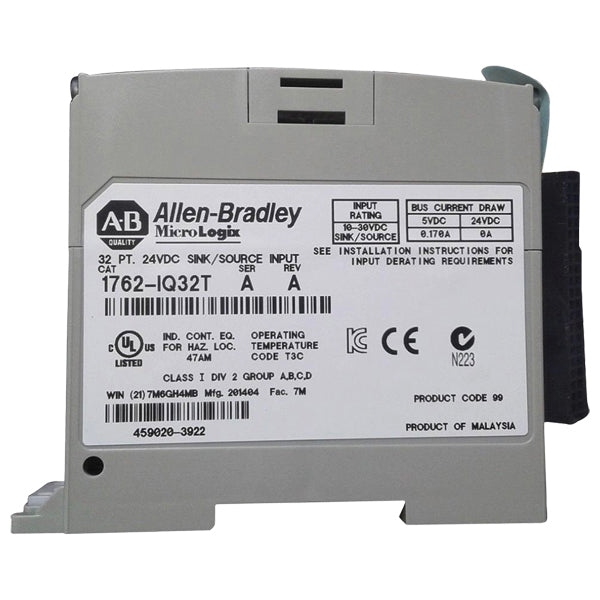 1762-IQ32T | Allen Bradley MicroLogix 1762 DC Input Module