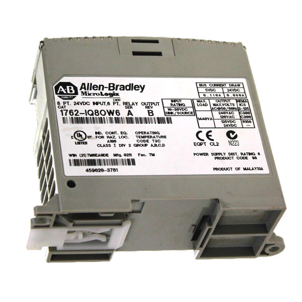 1762-IQ8OW6 | Allen Bradley 1762 MicroLogix Digital Combination Module