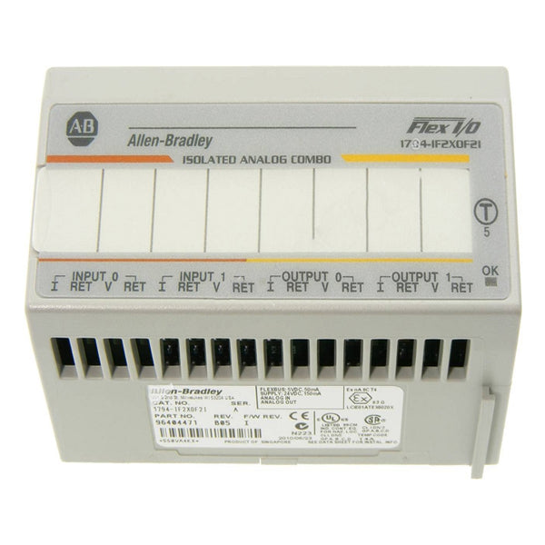 1794-IF2XOF2I | Allen Bradley FLEX Analog Combination I/O Module