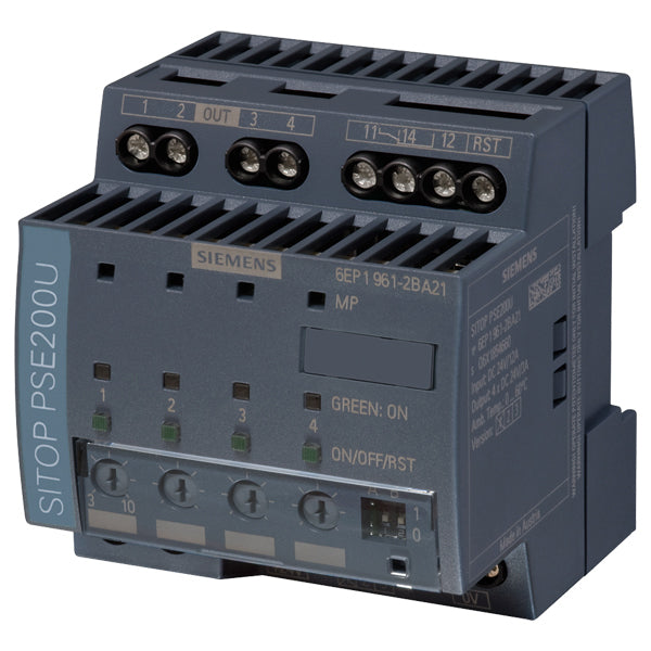 6EP1961-2BA21 | Siemens SITOP PSE200U 10 A Selectivity Module