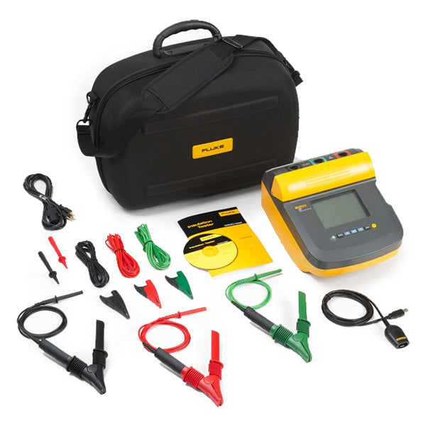 Fluke 1555 FC | Kit w/IR3000 10 kV Insulation Tester Kit with IR3000 FC Connector