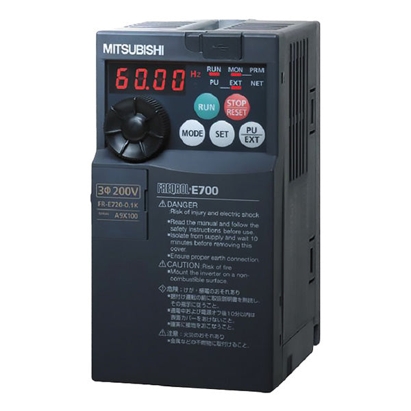 FR-E720-0.1K | Mitsubishi FR-E700 Standard Inverter